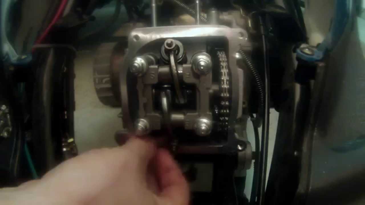 valve adjustment 50cc scooter