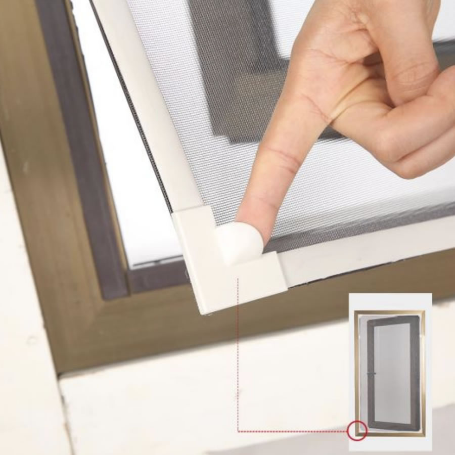 magnetic window fly screen