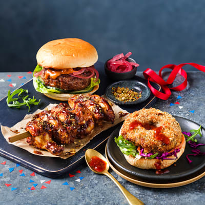 m&s buffalo chicken burgers