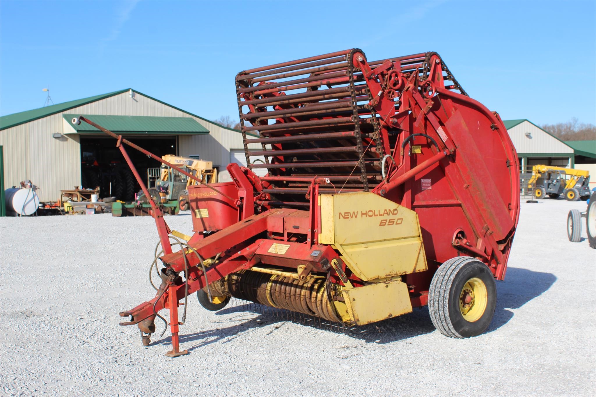 new holland 850 round baler