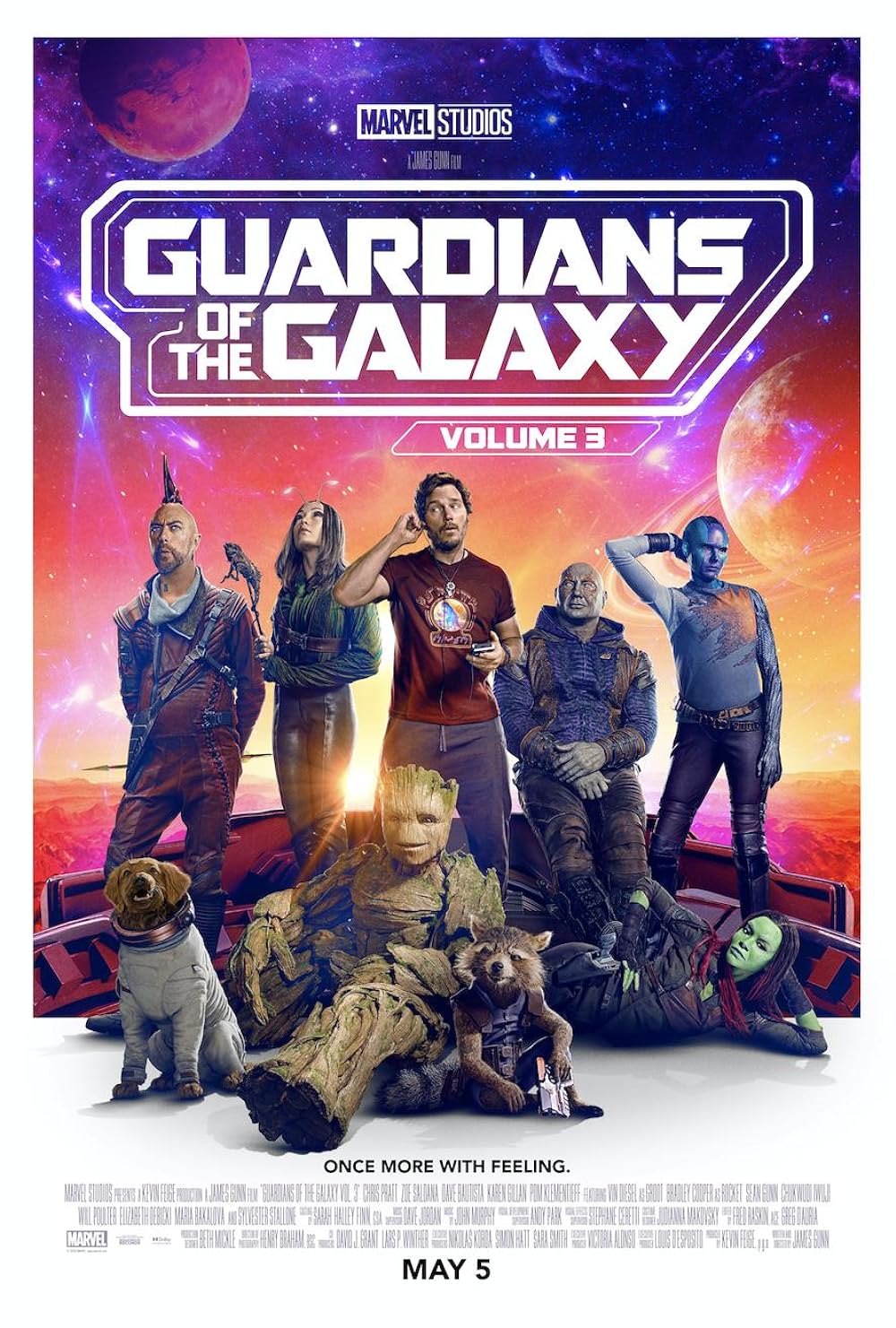 guardians of the galaxy movie cast