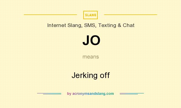 jerk it off meaning