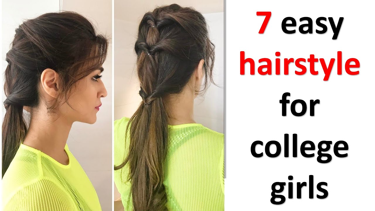 hair style girl simple and easy for college
