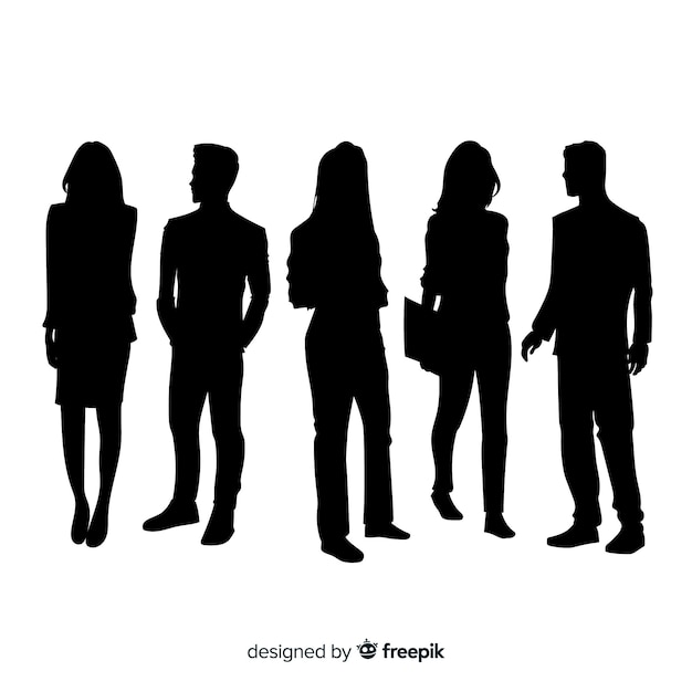 people clipart silhouette
