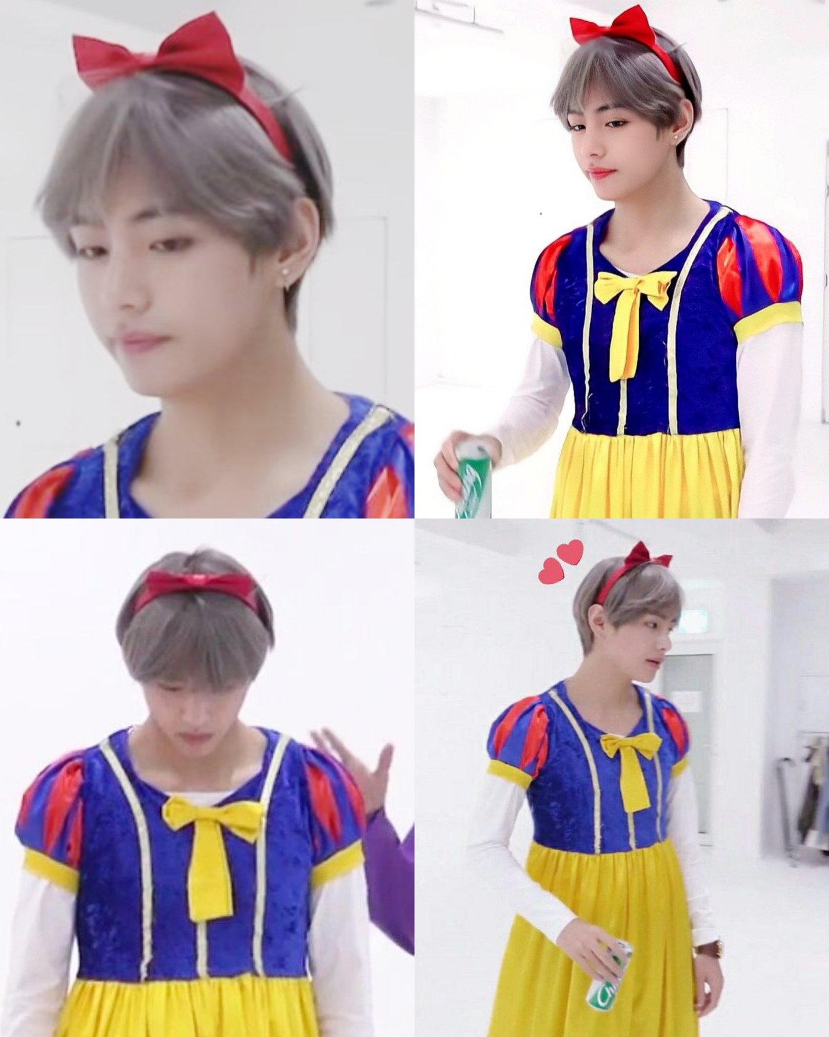 taehyung as snow white