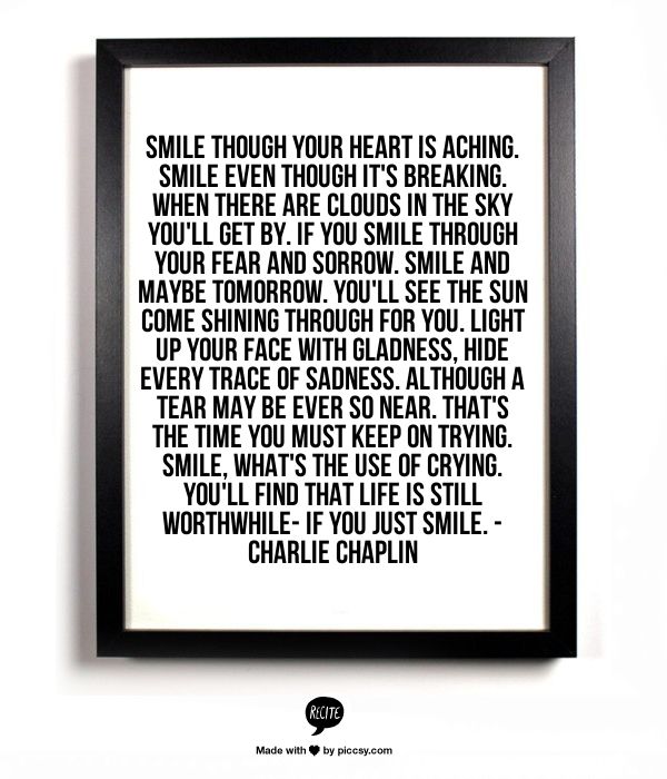 smile song charlie chaplin lyrics