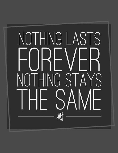 nothing lasts forever lyrics