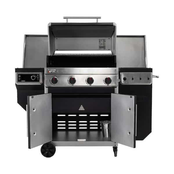 gas and pellet grill combo