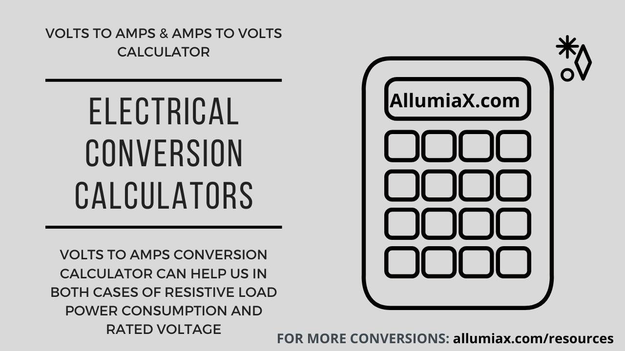 convert volts to amps