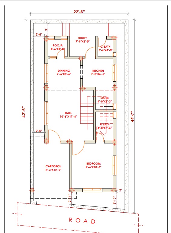 16x36 house plans