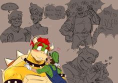 bowser x luigi