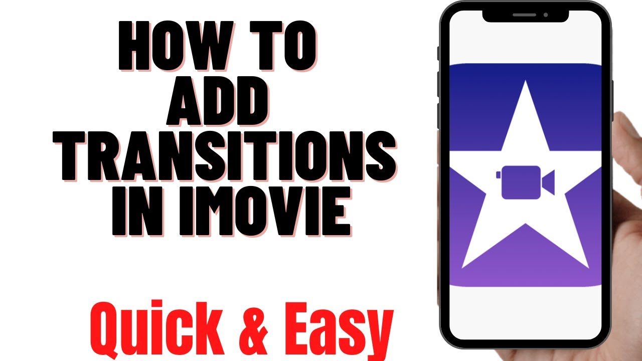 imovie change transitions iphone