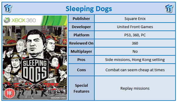 cheats sleeping dogs