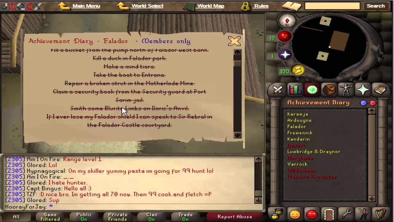 osrs diary