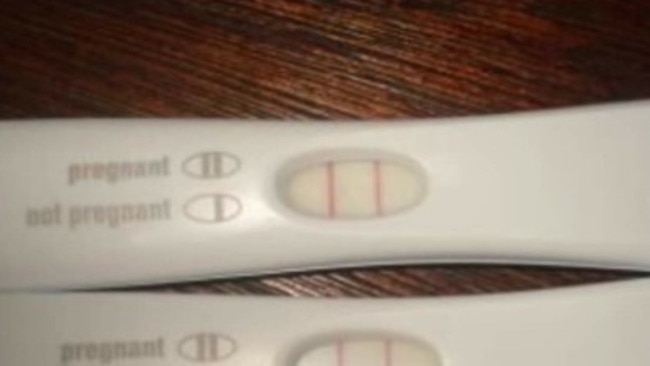 photos of positive pregnancy tests