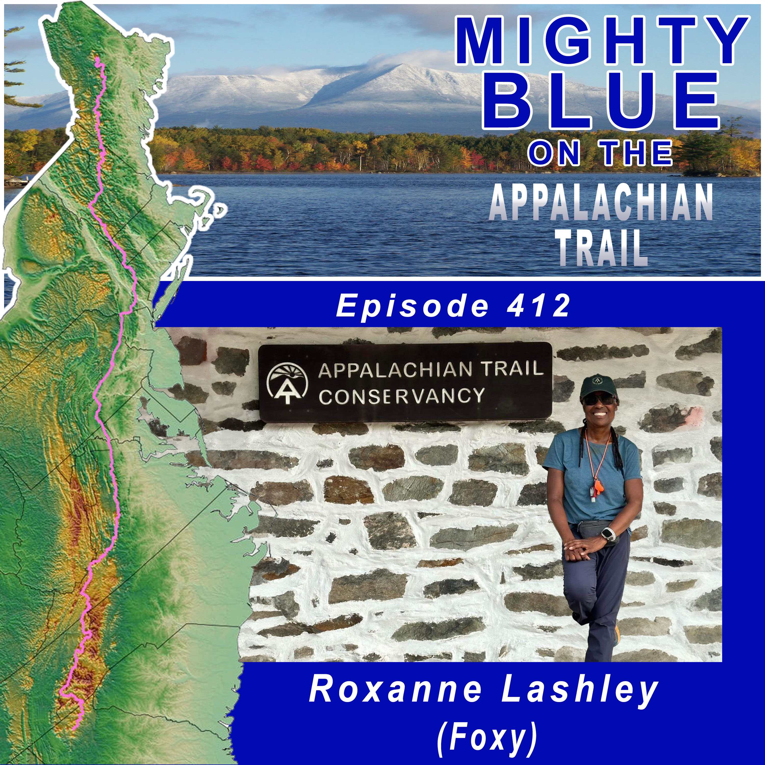 mighty blue on the appalachian trail