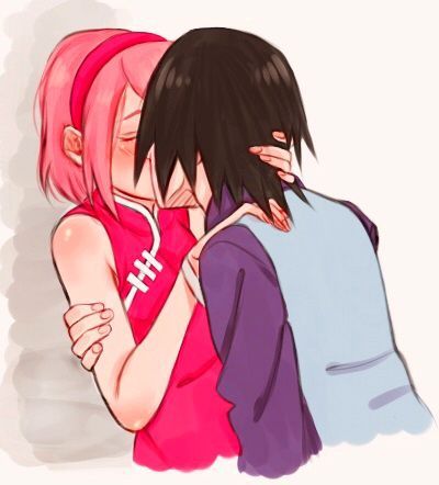 sasuke and sakura kiss