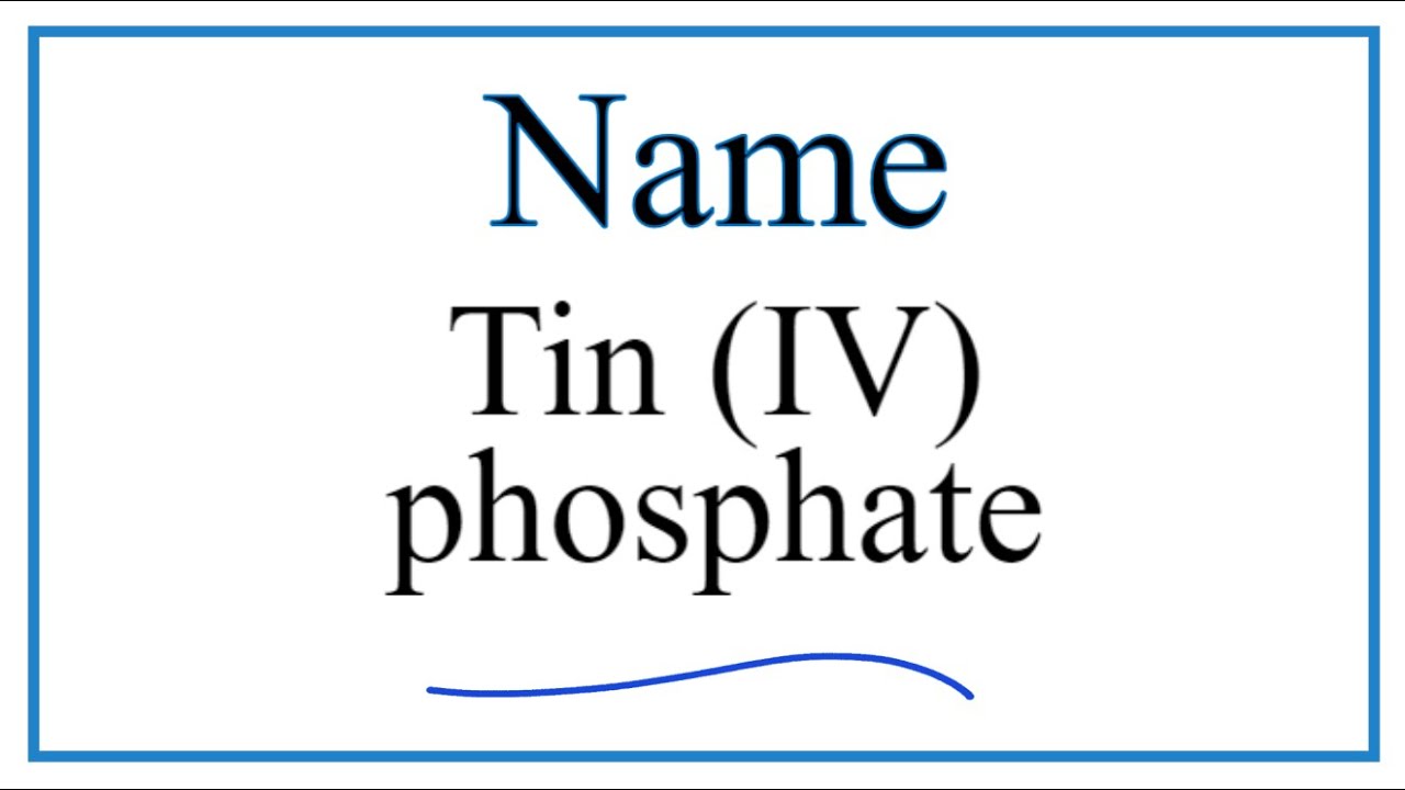 tin ii phosphide formula