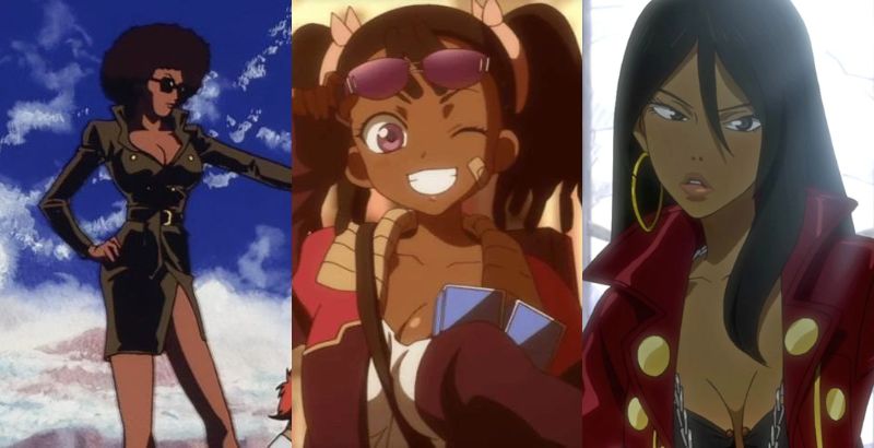 ebony anime characters