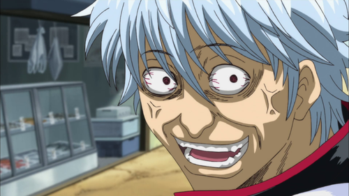 gintoki sakata funny face