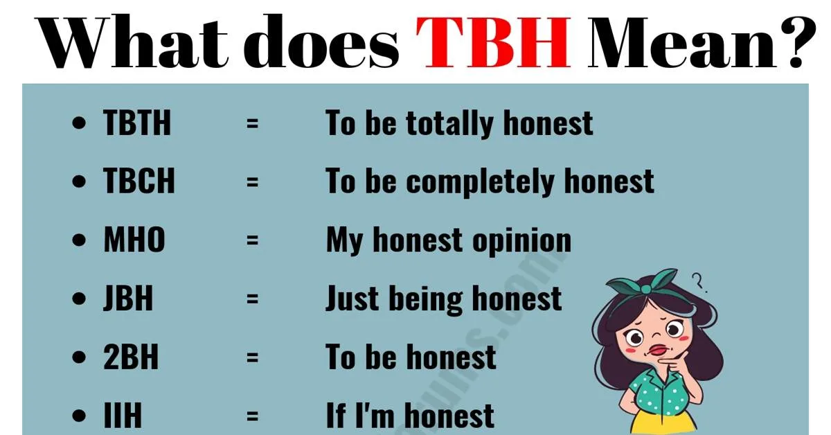 what tbh means