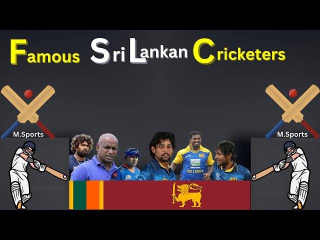 famous sri lankan cricketers