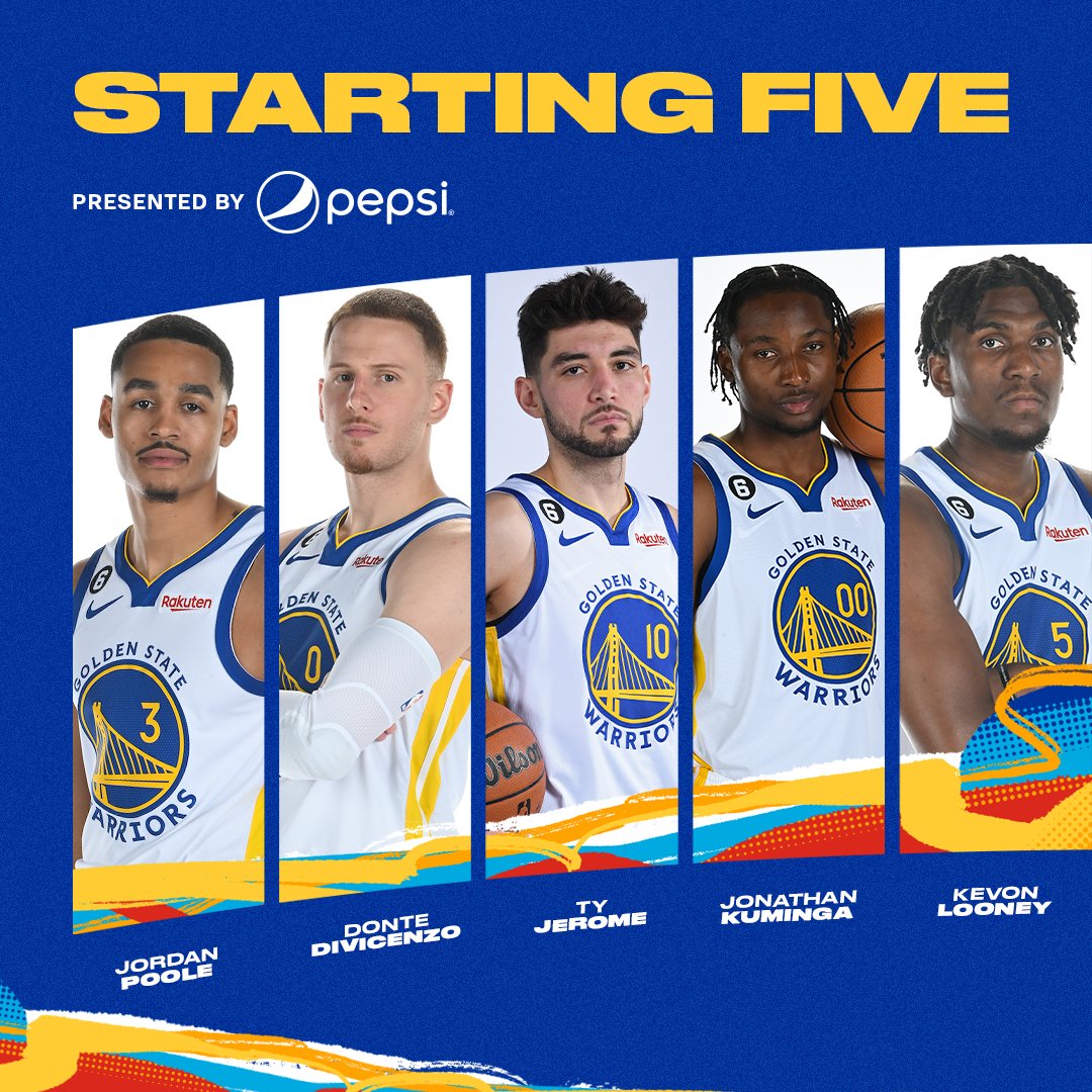 warriors starting roster