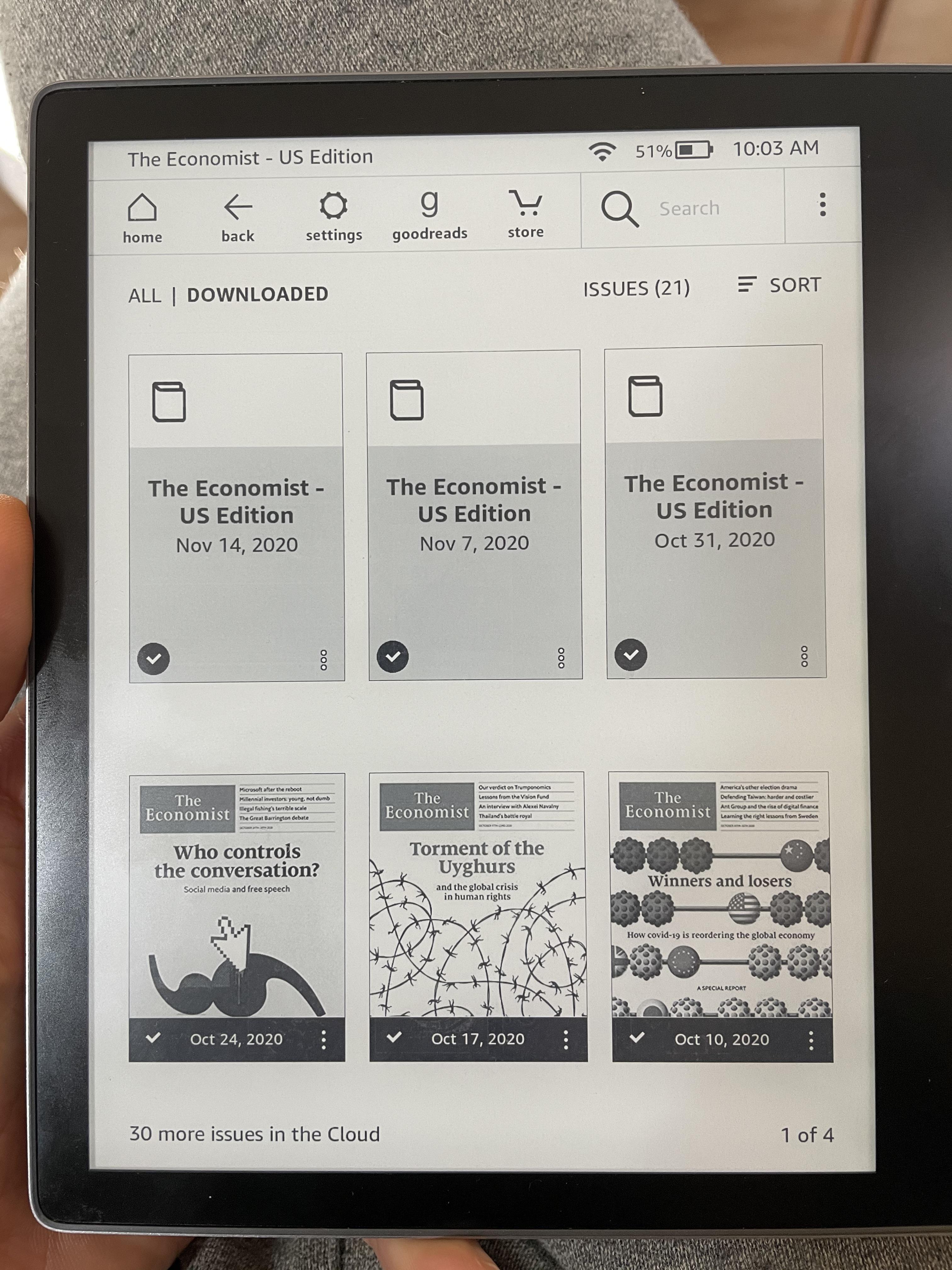 economist kindle