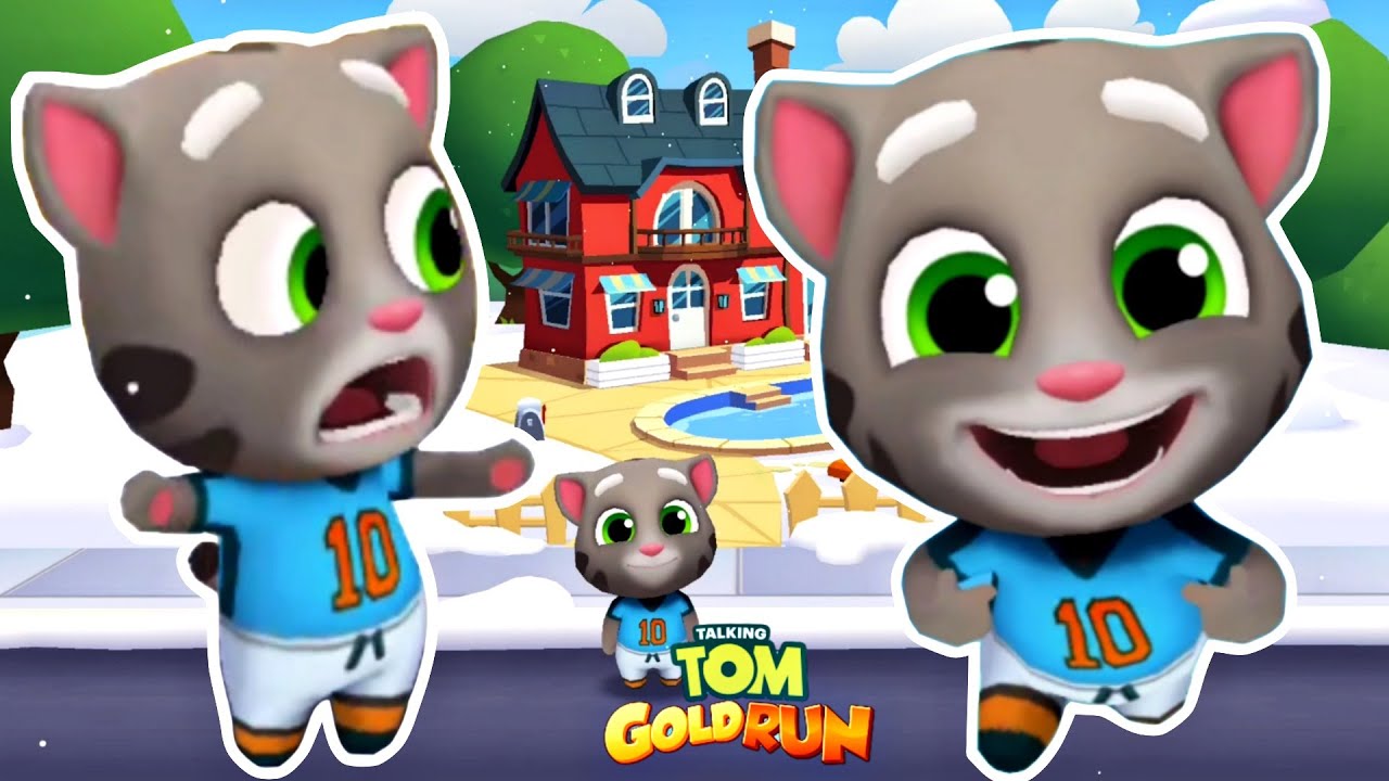 talking tom gold run gameplay