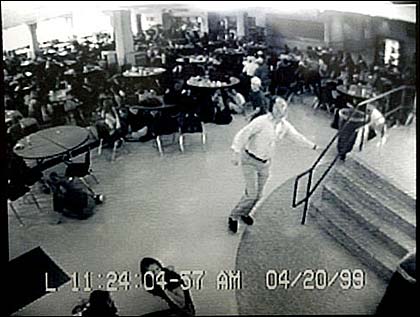 columbine shooting cctv