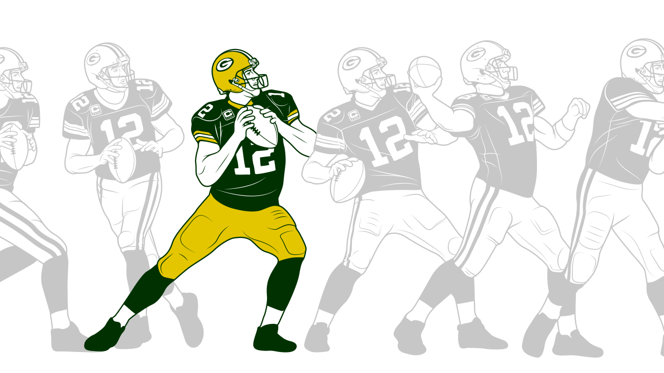 aaron rodgers throwing motion