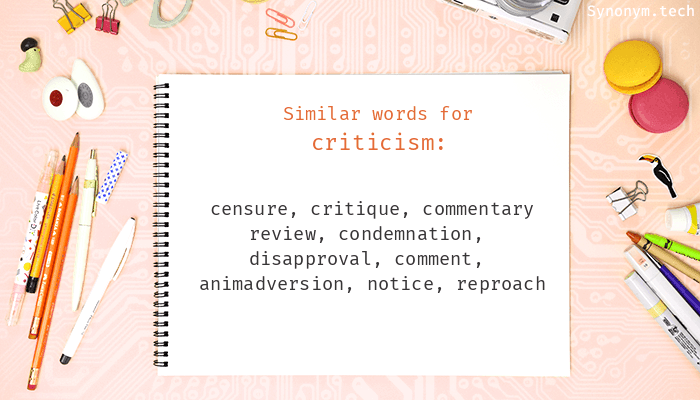 criticism synonym