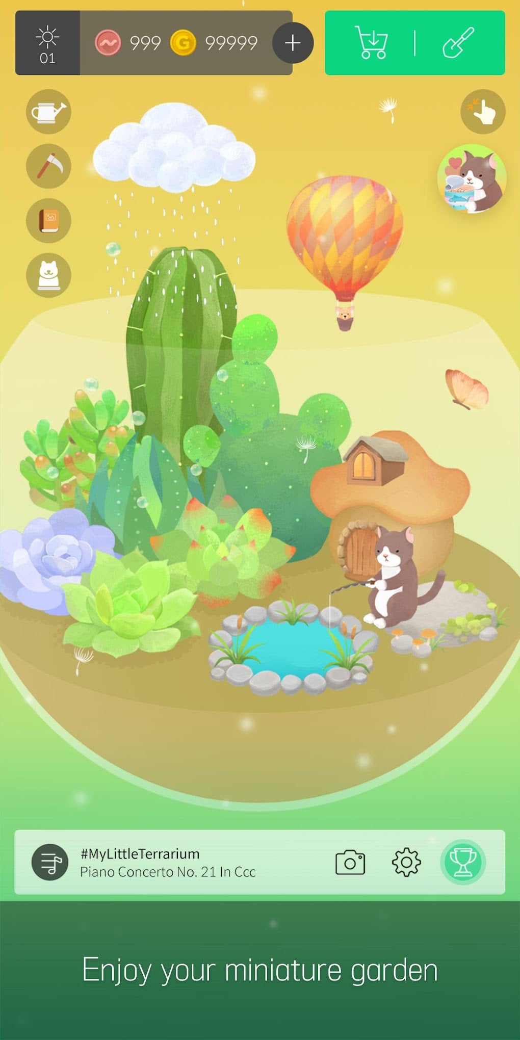 download terrarium garden idle mod apk