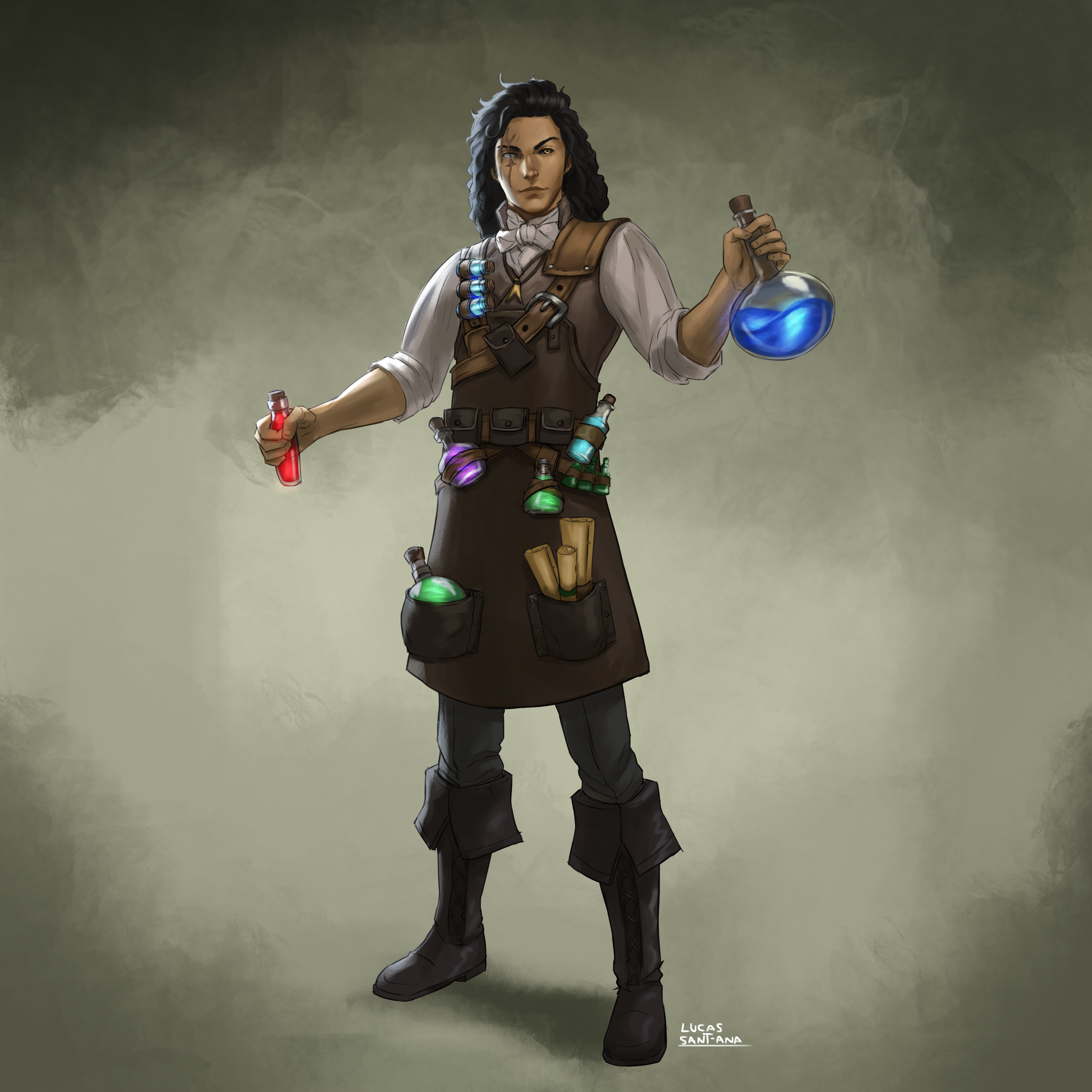 alchemist character art