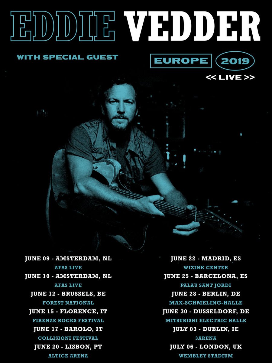 eddie vedder tour