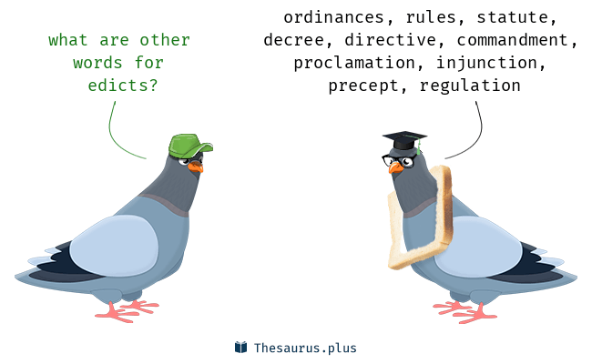 edict thesaurus