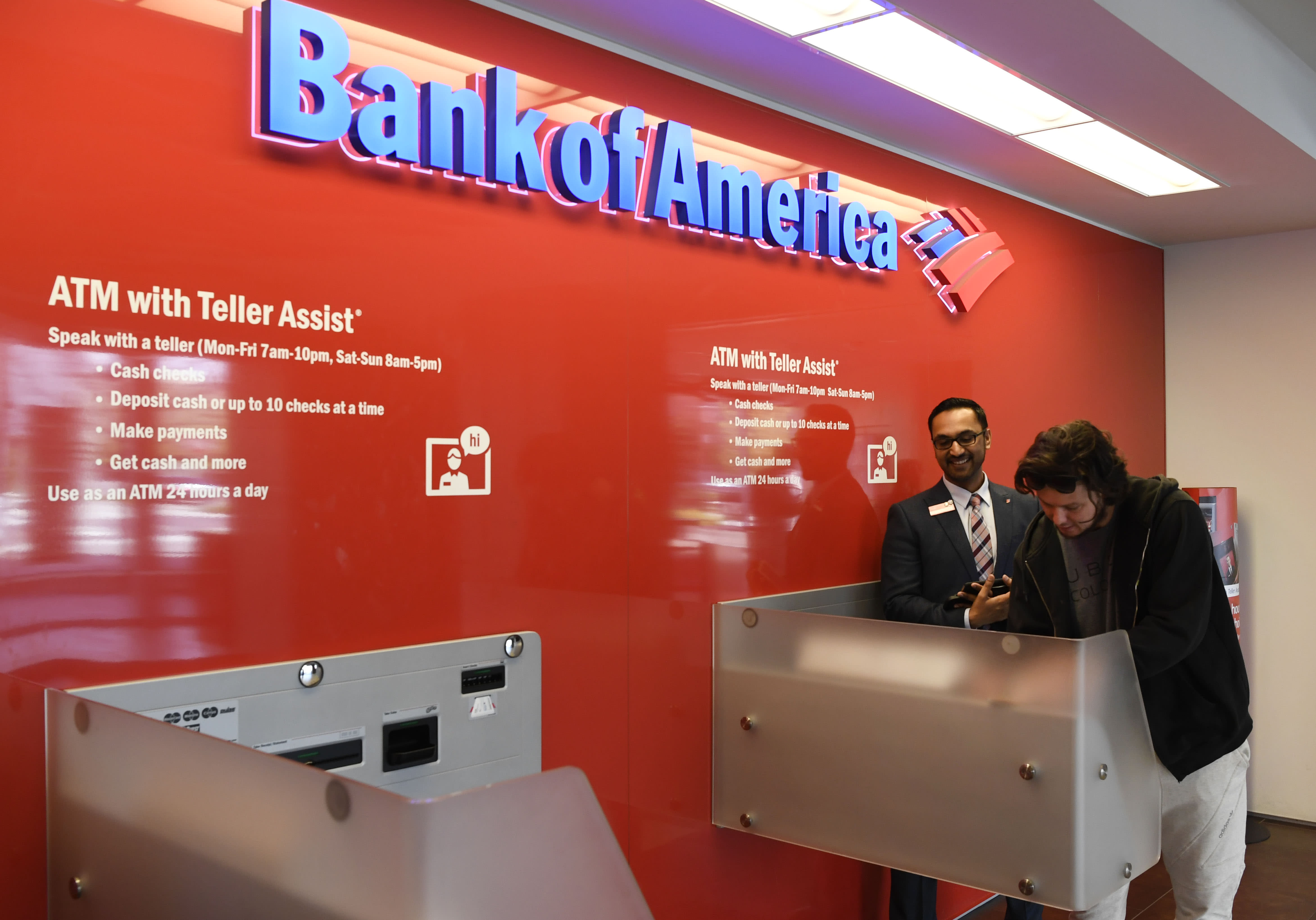 customer service bank of america