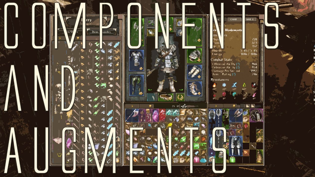 components grim dawn