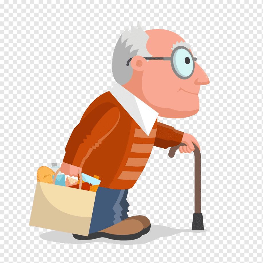 old man cartoon png