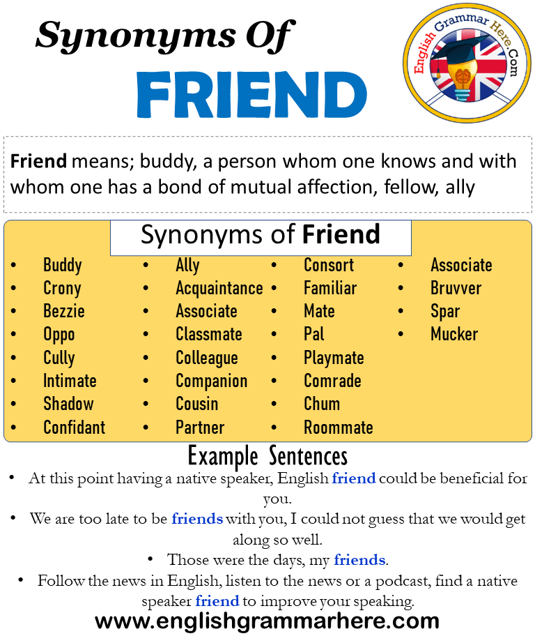 friends synonym