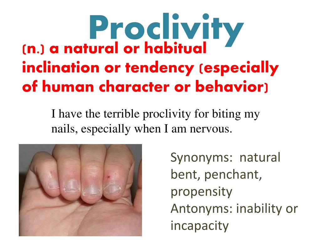 proclivity antonym