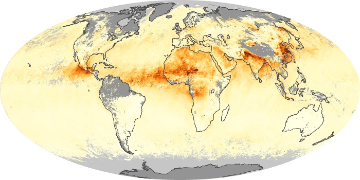 aerosol optical thickness