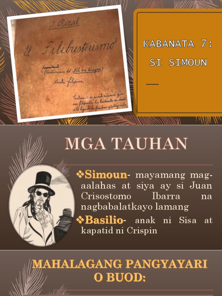 tauhan sa kabanata 7 el filibusterismo