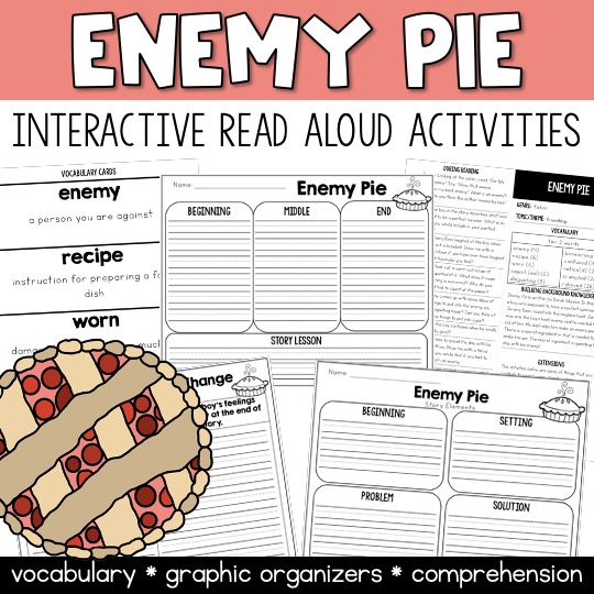 enemy pie activities