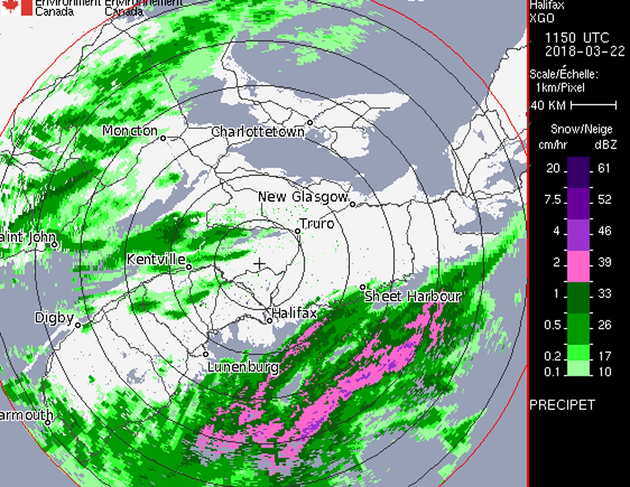 environment canada radar