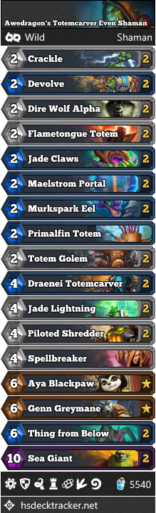 even shaman deck