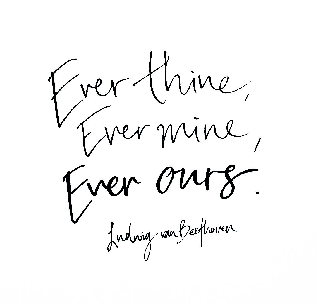 ever thine ever mine ever ours meaning