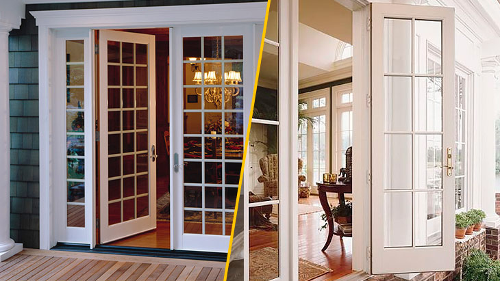 exterior french doors outswing