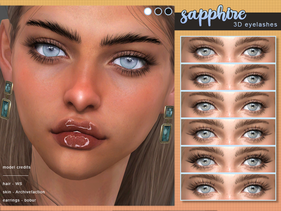 eyelashes sims 4 cc