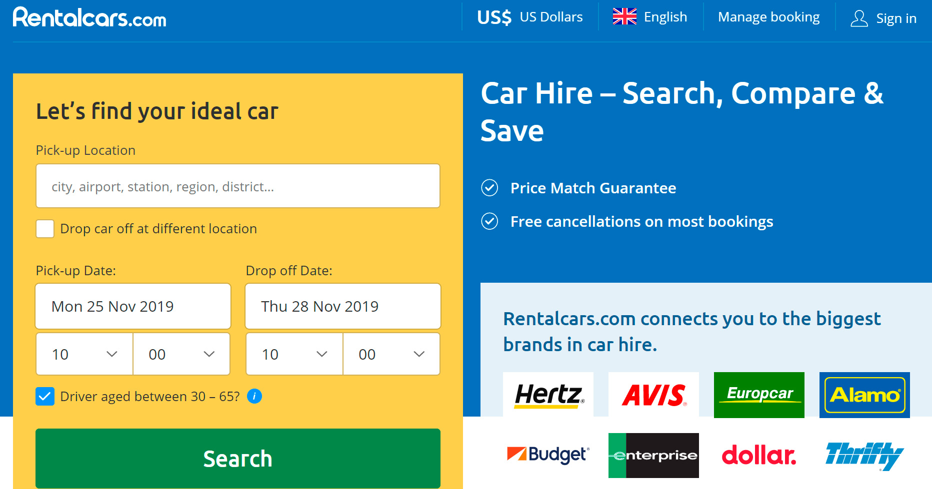 rentalcars.com